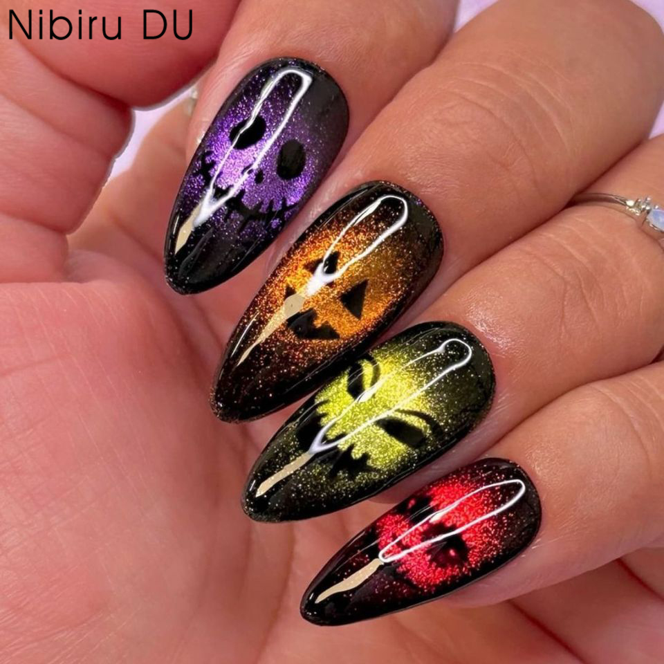 Resin Art Case - 24 pçs 2025 halloween 3d olho