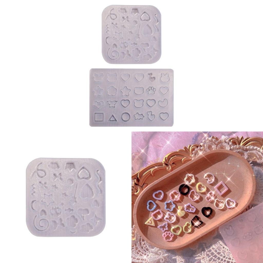 Resin Art Equipment - Areia movediça chaveiro molde silicone resina