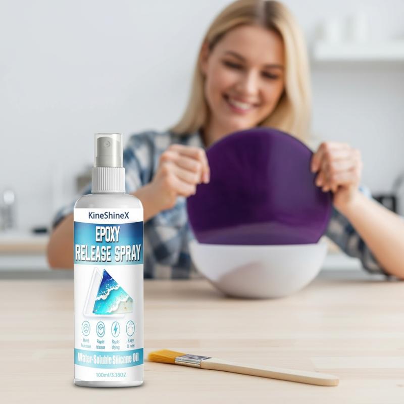 Release Spray Silicone - Spray Desmoldante de Epóxi Não Tóxico
