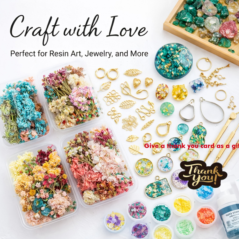 Resin Art Wedding Gift - Conjunto de 10 Caixas de Buquês