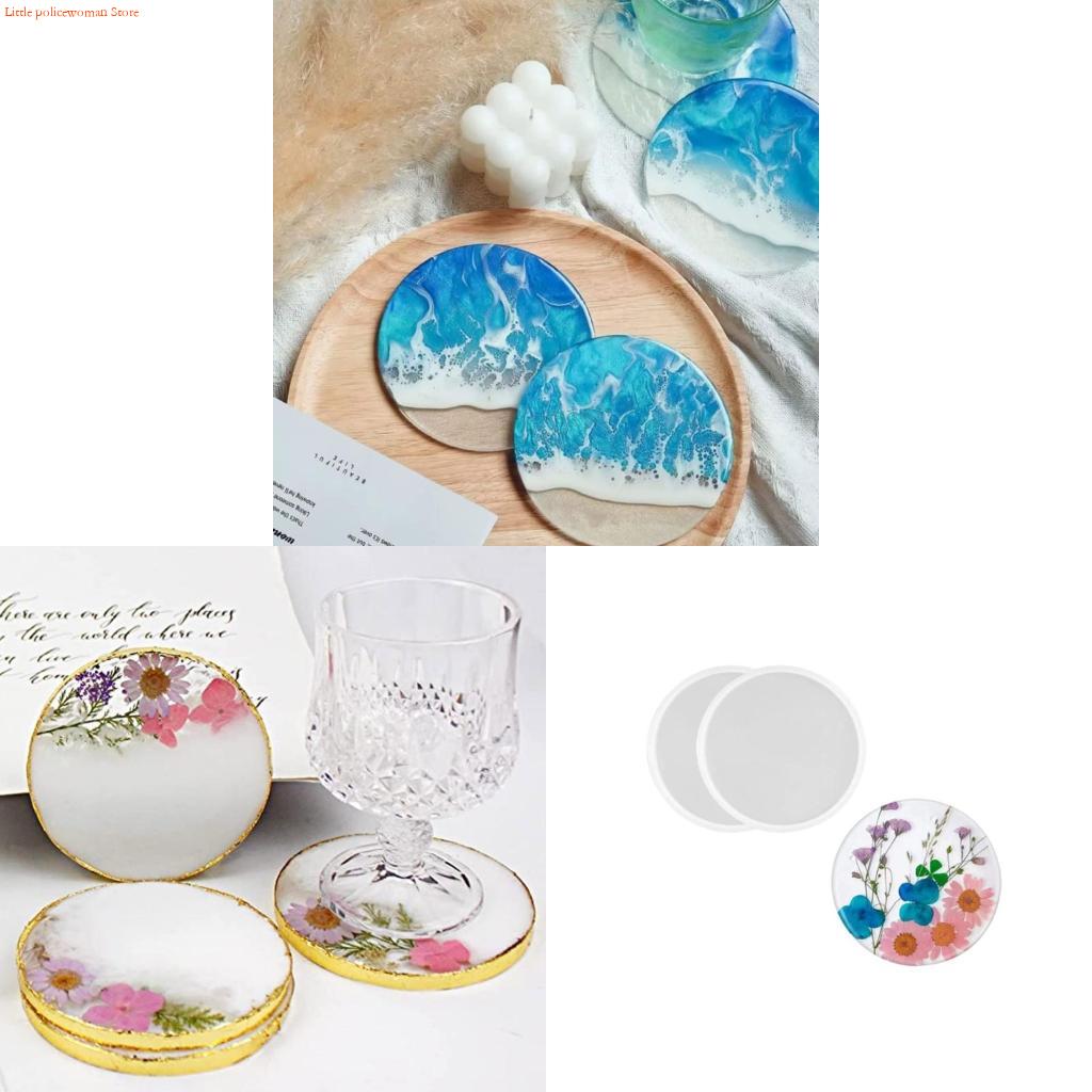 Resin Art Equipment - Molde porta-copos resina f92d, molde porta-copos