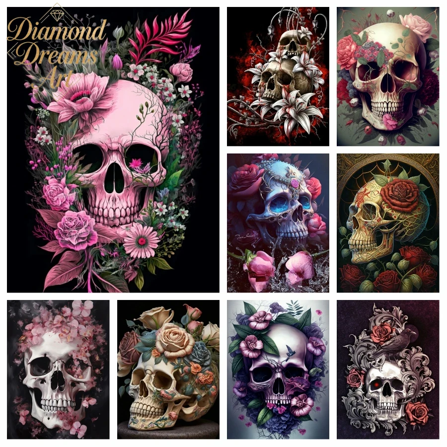 Resin Art Rose - Sem moldura, pintura de diamantes com