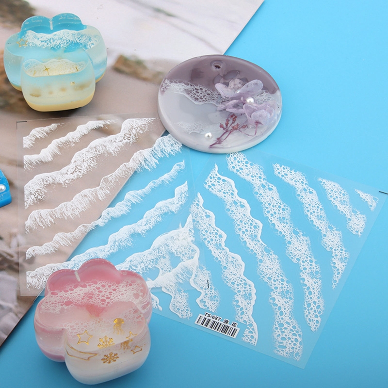 Resin Art Equipment - Wave Sticker Enchimento De Cristal, resina