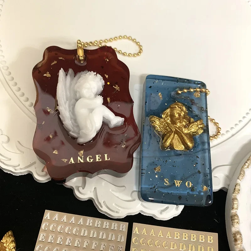 2 pçs metal 26 mini alfabeto d - Resin Art Alphabet avaliação e preço