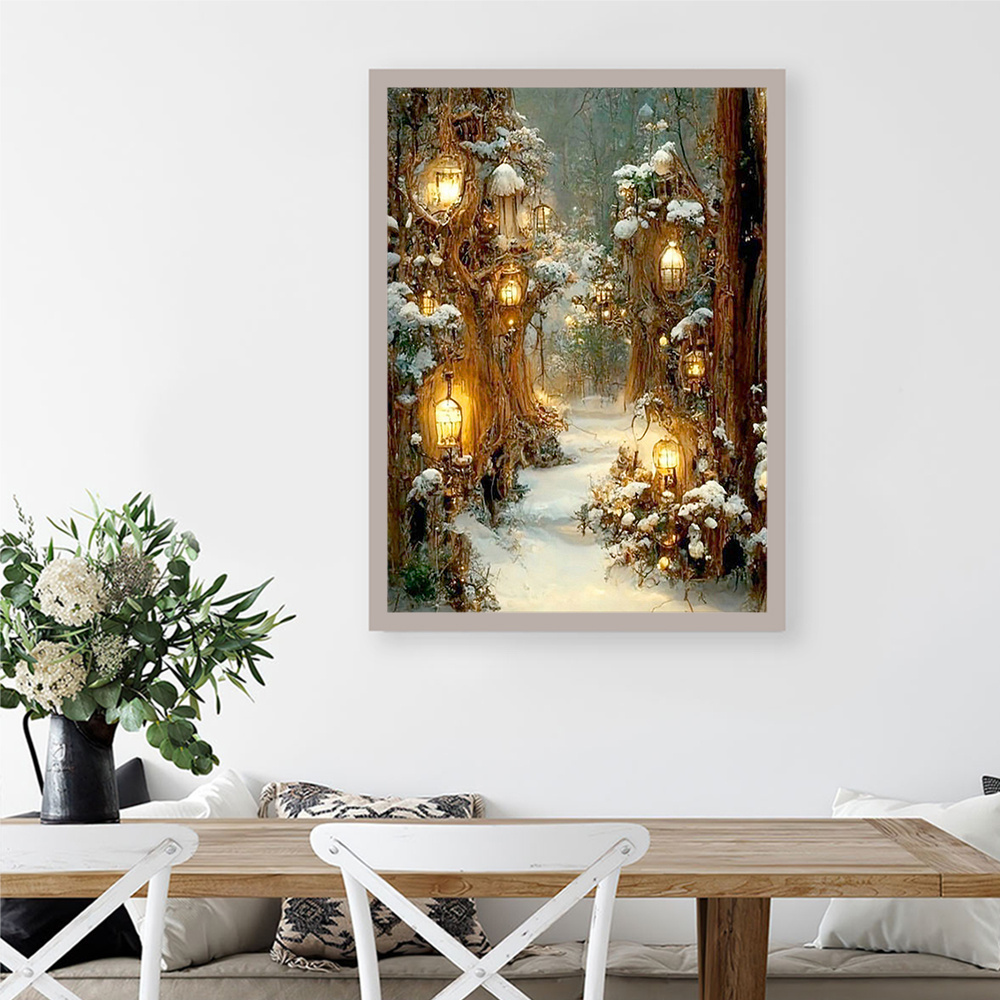 Huacan diy diamante mosaico in - Resin Art Wallpaper avaliação e preço