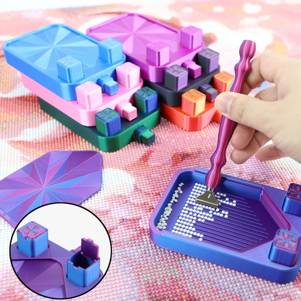 Bandeja de pintura diamante ar - Resin Art Case avaliação e preço