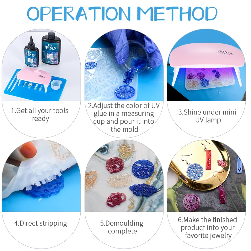 Kit de cola de resina uv dura, - Resin Art Equipment avaliação e preço