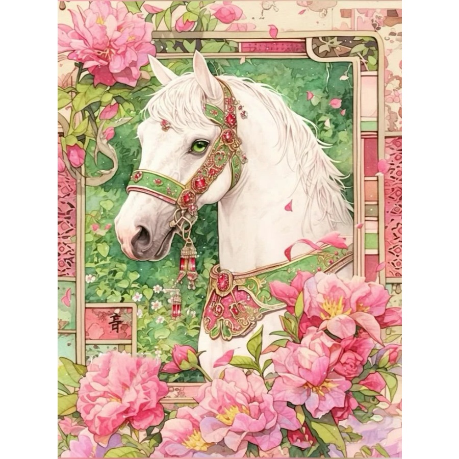 Pintura em Diamante Cavalo Bra - Resin Art Work avaliação e preço