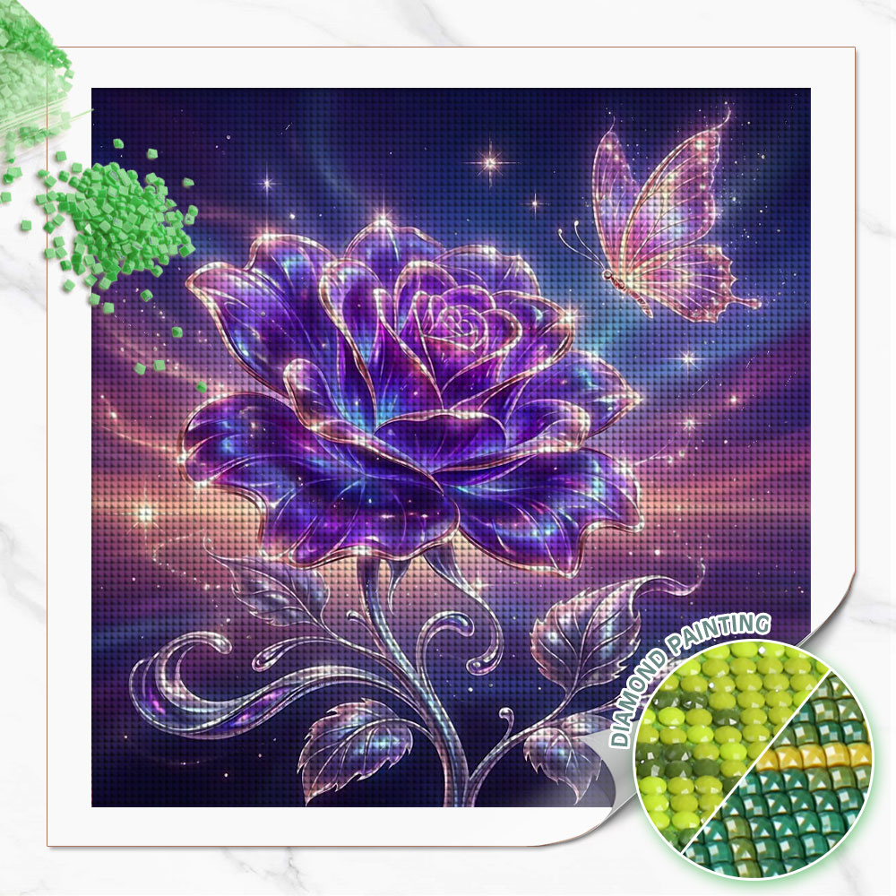 Pintura em Diamante Huacan com - Resin Art Rose avaliação e preço