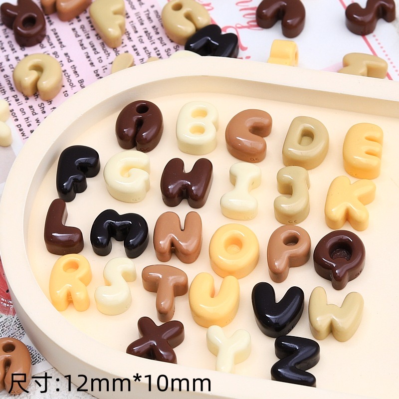 Resina Cartoon simulado Chocol - Resin Art Alphabet avaliação e preço