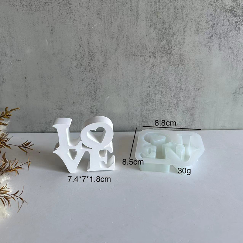Letra amor molde de silicone d - Resin Art Alphabet avaliação e preço