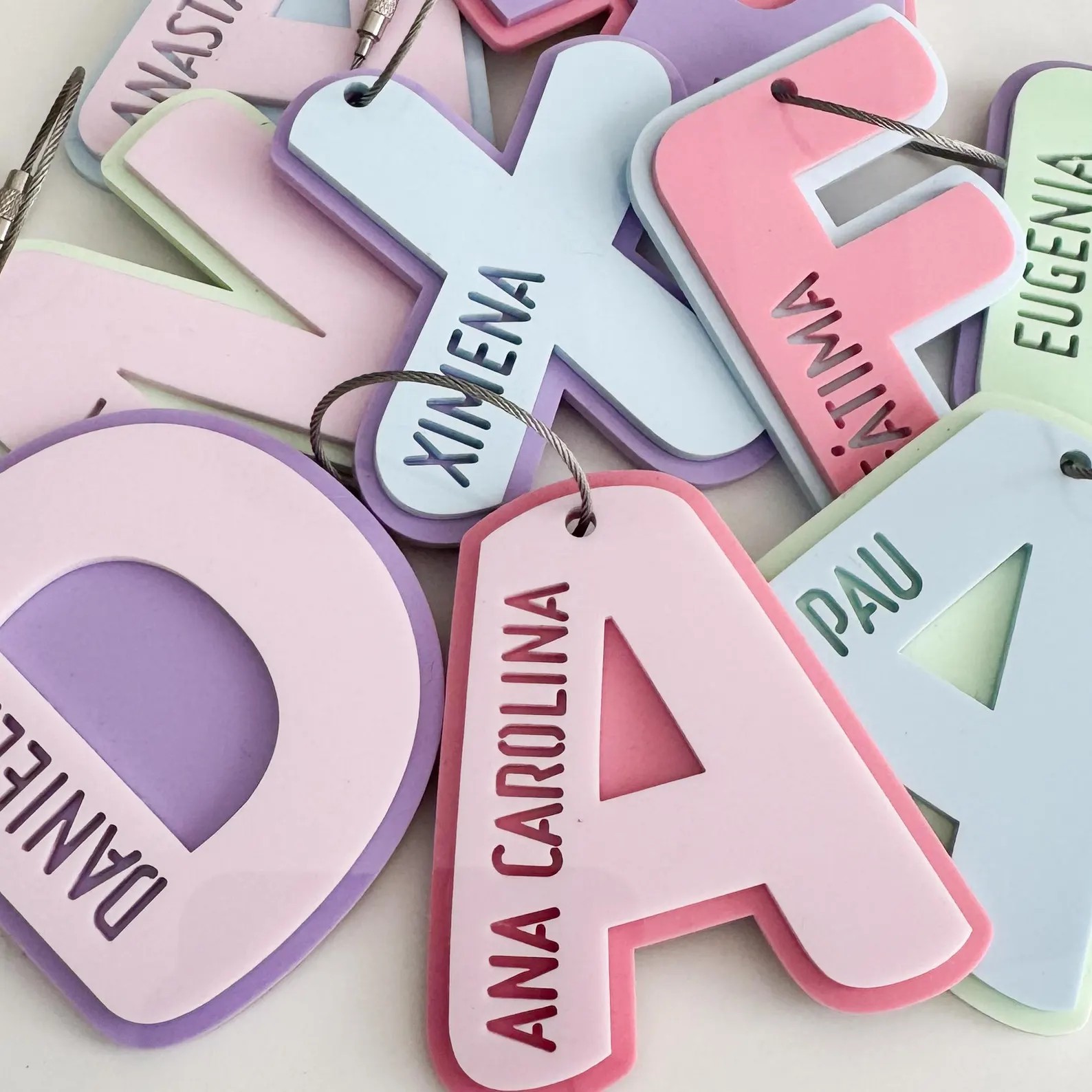 Chaveiro Personalizado com Nom - Resin Art Alphabet avaliação e preço