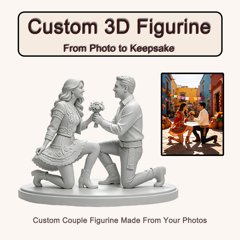 Estatueta de casal personaliza - Resin Art Wedding Gift avaliação e preço