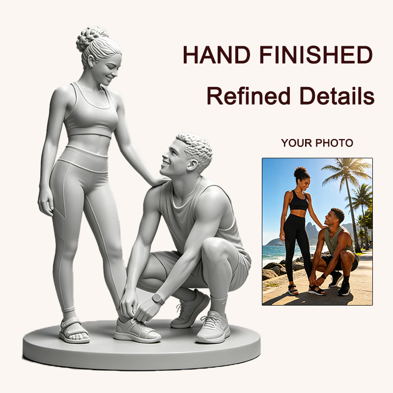 Estatueta de casal personaliza - Resin Art Wedding Gift avaliação e preço