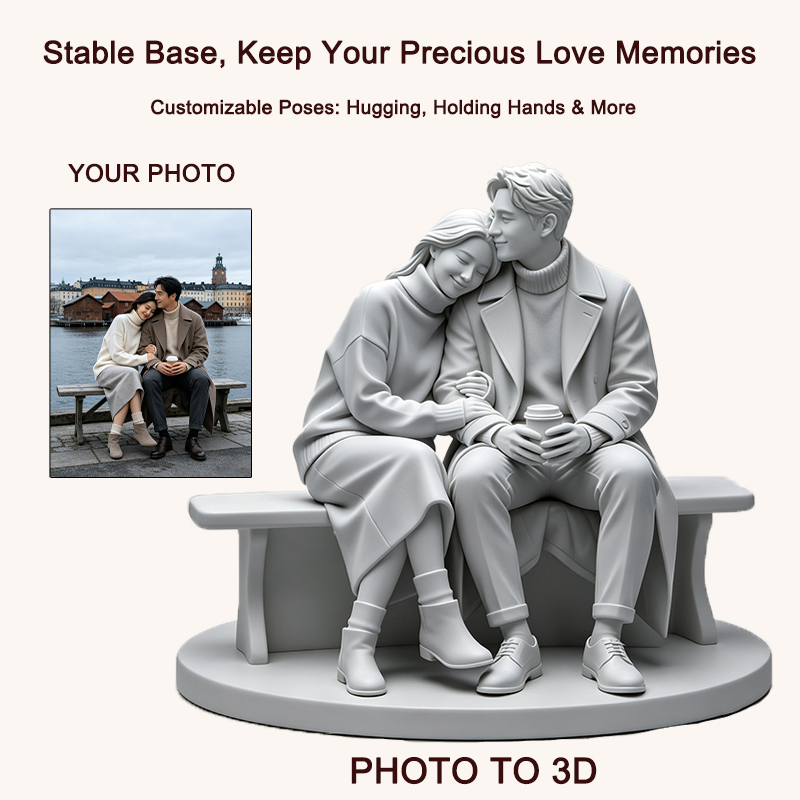 Estatueta de casal personaliza - Resin Art Wedding Gift avaliação e preço