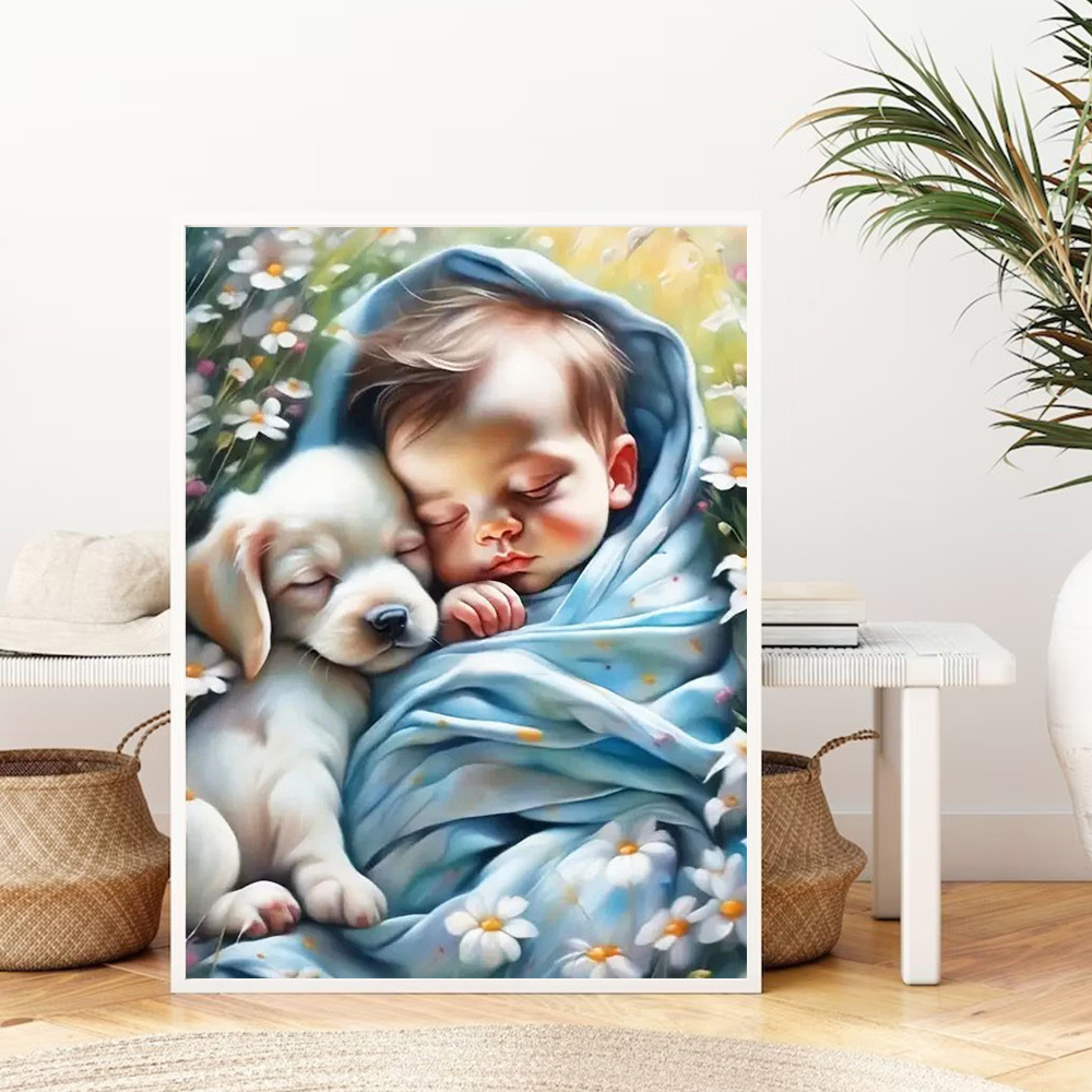 Huacan-5D DIY Pintura Diamante - Resin Art Baby avaliação e preço