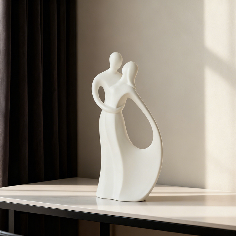 Escultura Nórdica de Casal Abr - Resin Art Wedding Gift avaliação e preço