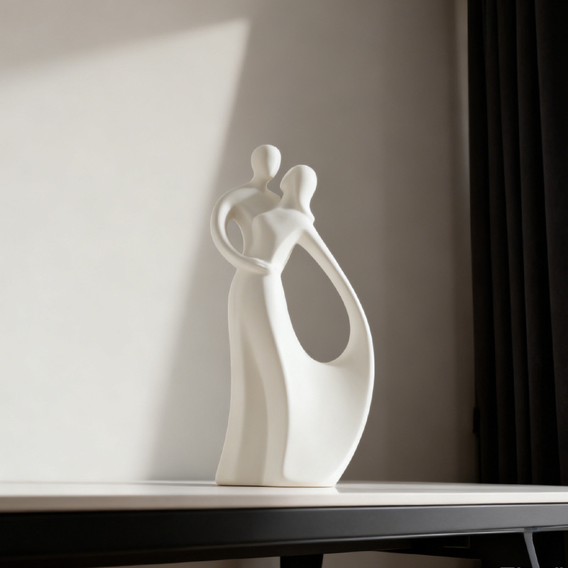 Escultura Nórdica de Casal Abr - Resin Art Wedding Gift avaliação e preço