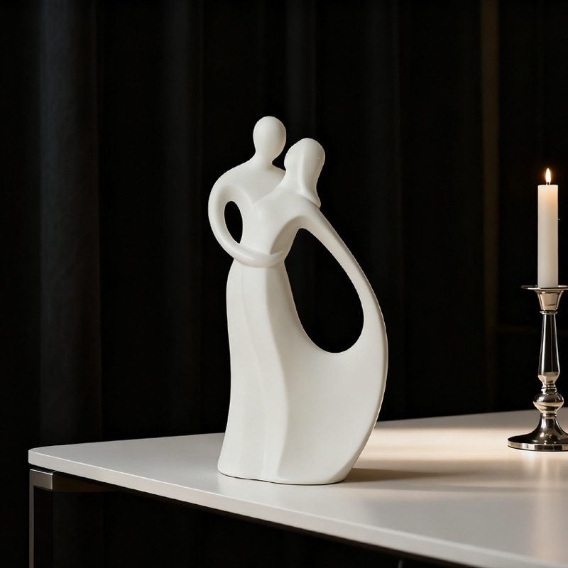 Escultura Nórdica de Casal Abr - Resin Art Wedding Gift avaliação e preço