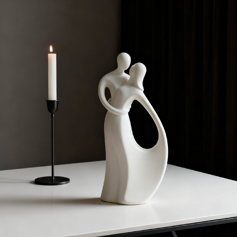 Escultura Nórdica de Casal Abr - Resin Art Wedding Gift avaliação e preço