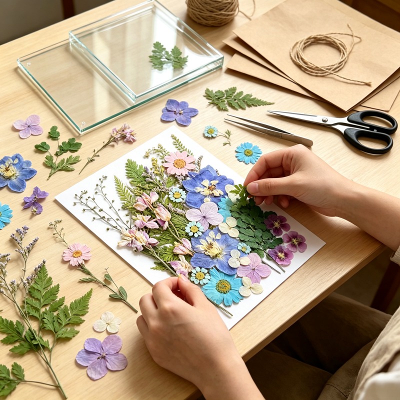 Kit de flores secas e prensada - Resin Art Baby avaliação e preço
