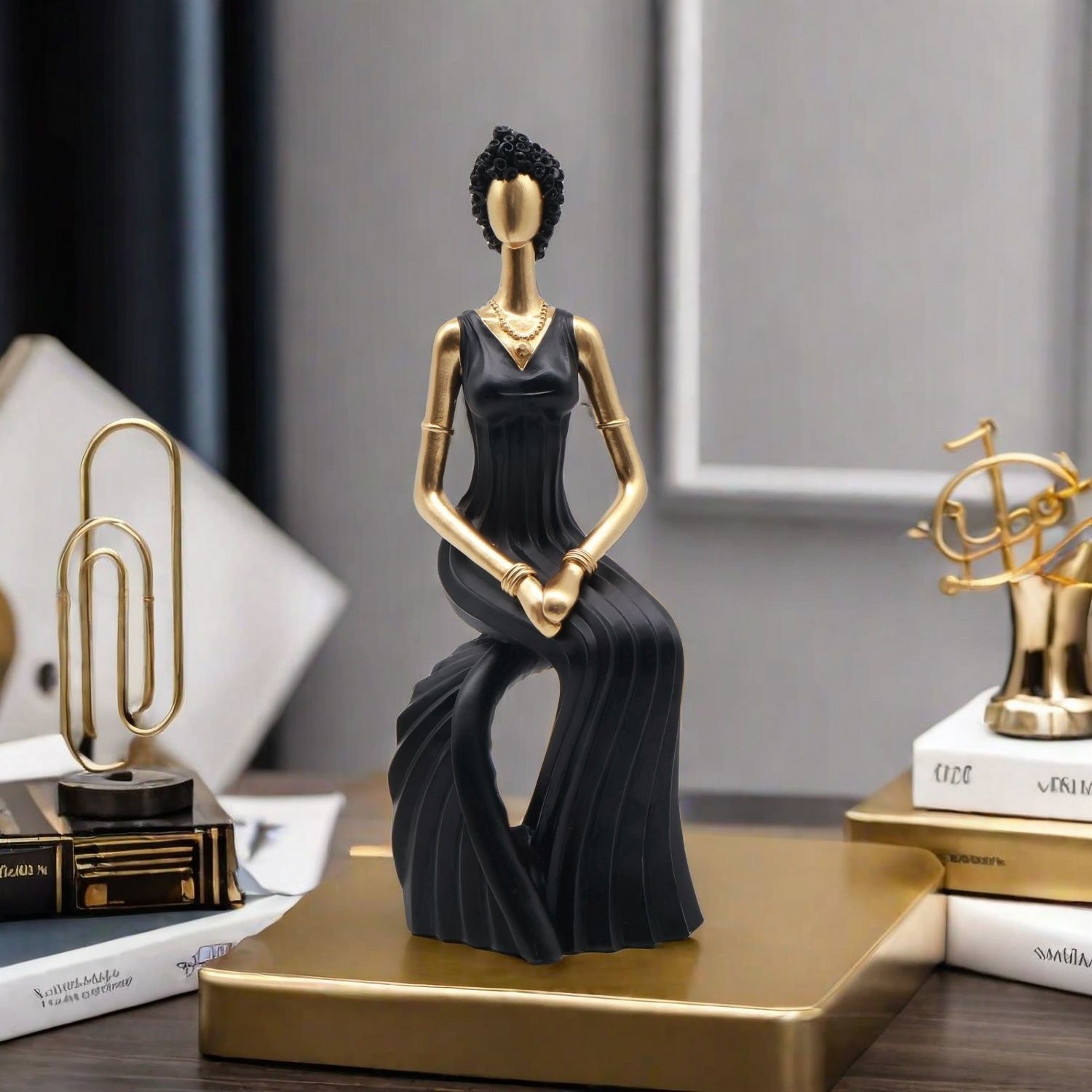 Escultura de resina decorativa - Resin Art Wedding Gift avaliação e preço