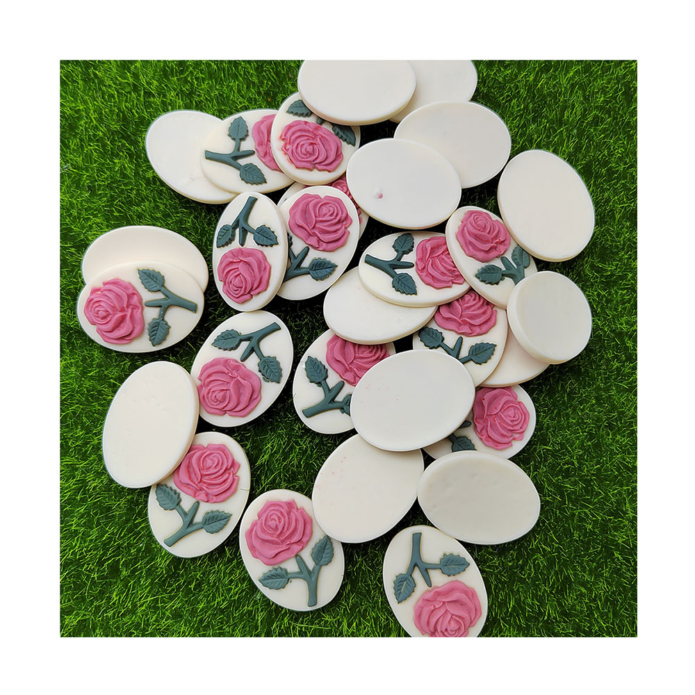 Forma Oval Flatback Resina Flo - Resin Art Alphabet avaliação e preço