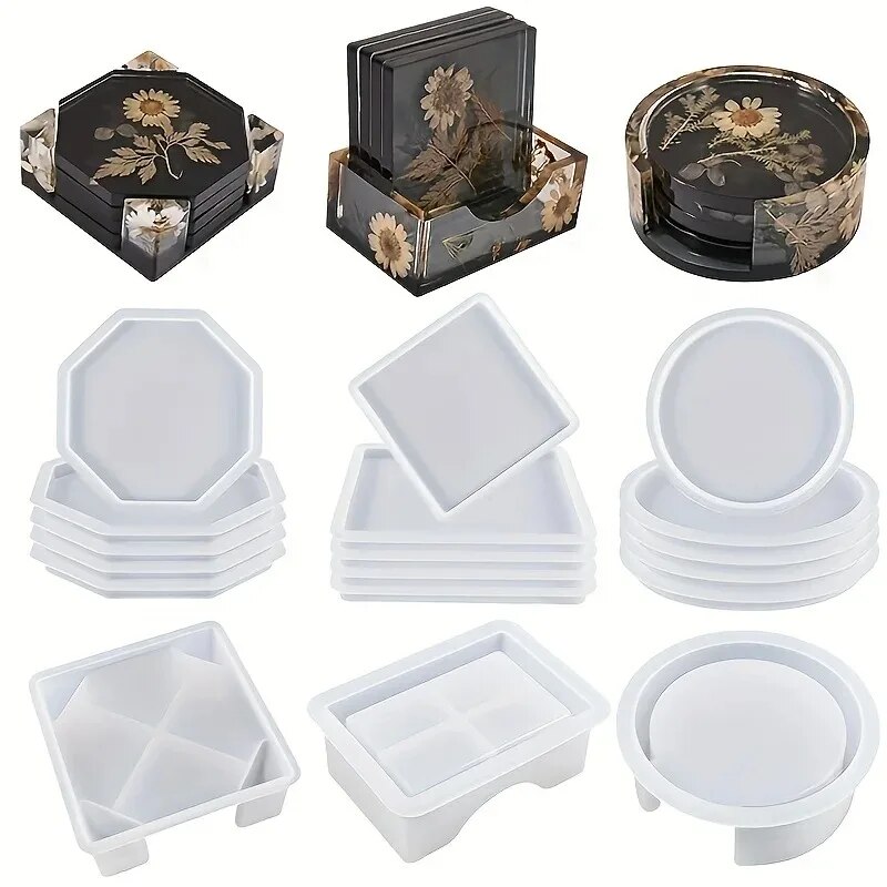 Conjunto de moldes de resina d - Resin Art Equipment avaliação e preço