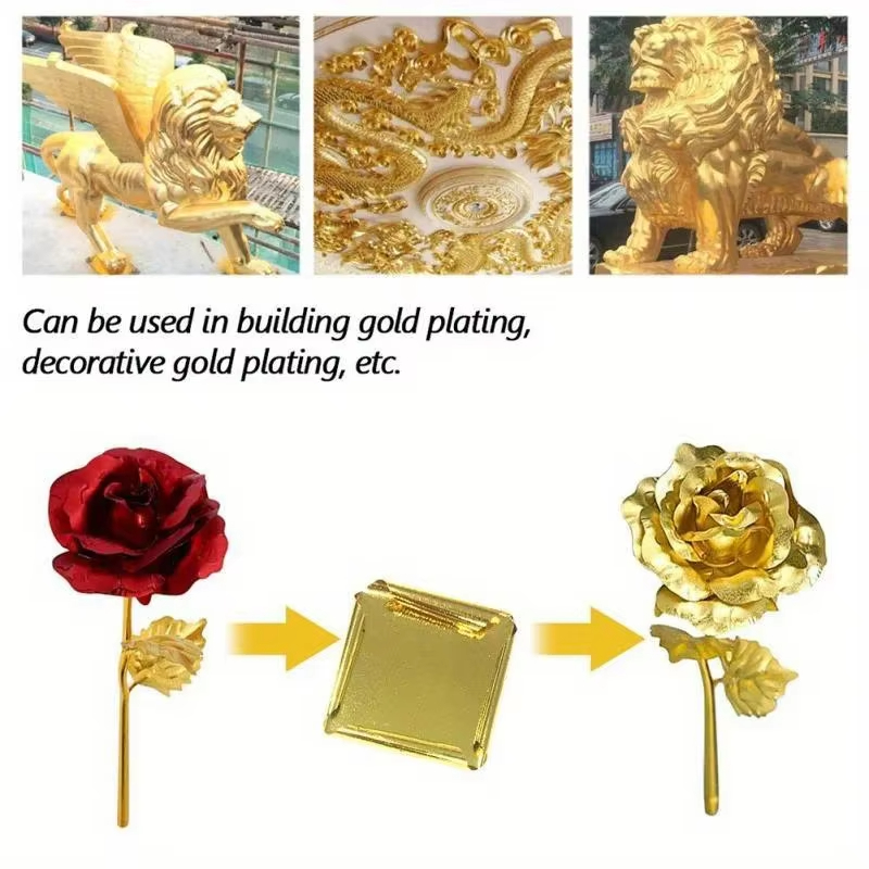 100 Folhas de Imitação de Ouro - Resin Art Wedding Gift avaliação e preço