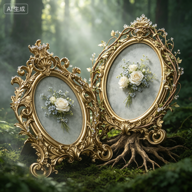 Porta-Retrato Oval Retrô Doura - Resin Art Wedding Gift avaliação e preço