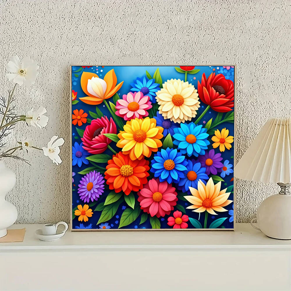 Huacan diamante arte mosaico k - Resin Art Wallpaper avaliação e preço